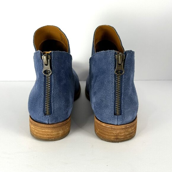 Kork-Ease Ryder Blue Suede Ankle Boots - Picture 5 of 12